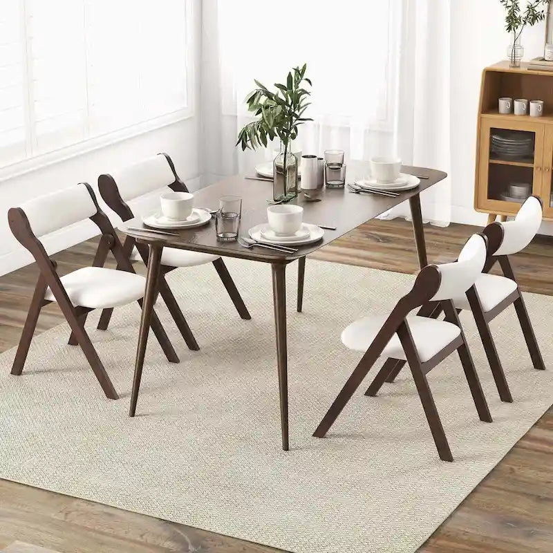 Lot de 2 ou 4 chaises pliantes avec dossier et assise rembourrés confortables