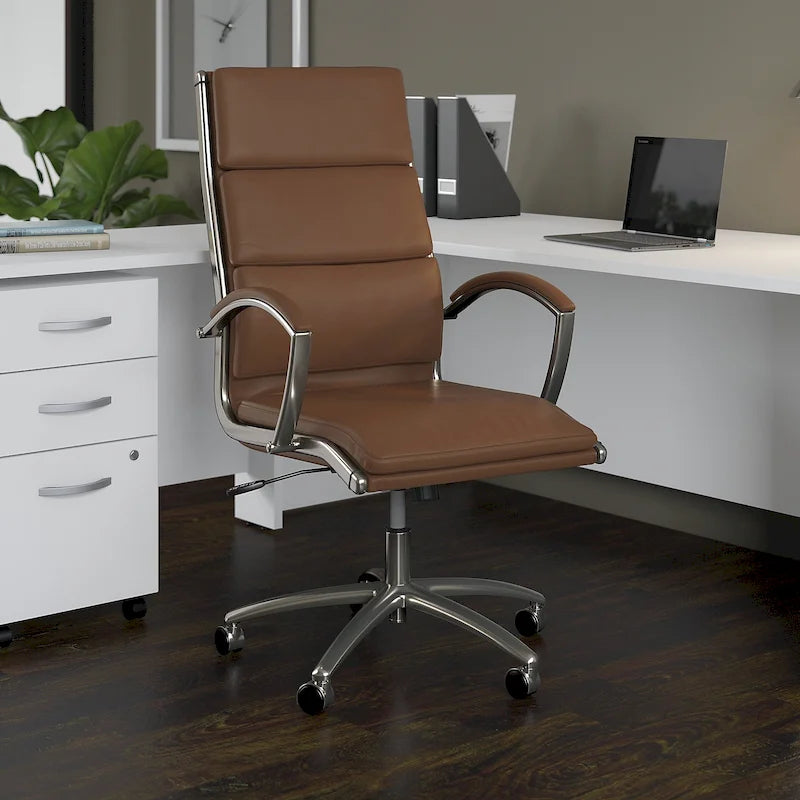 Chaise de bureau de direction à dossier haut