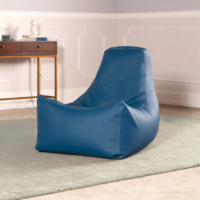 Grand fauteuil poire en vinyle pour salle de classe