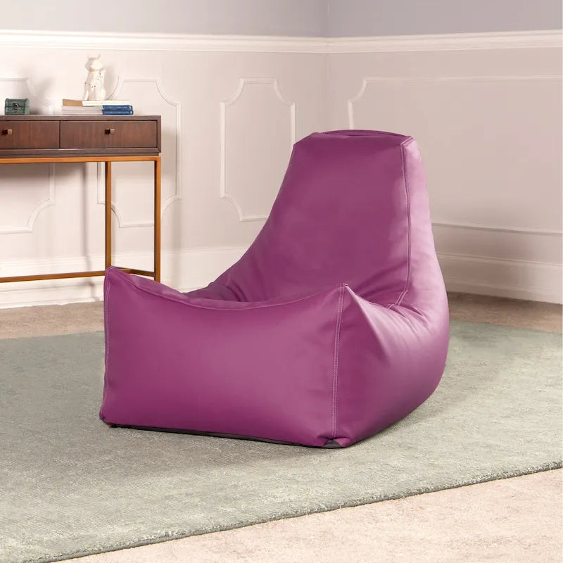 Grand fauteuil poire en vinyle pour salle de classe