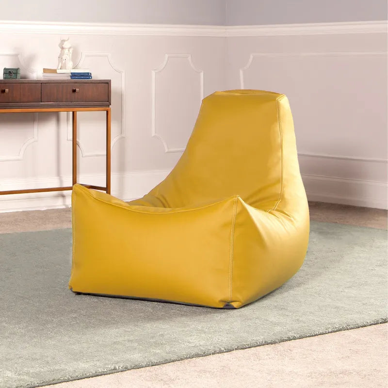 Grand fauteuil poire en vinyle pour salle de classe