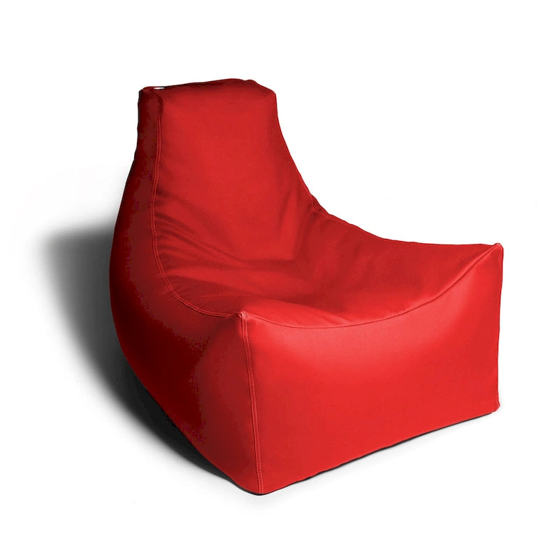 Grand fauteuil poire en vinyle pour salle de classe