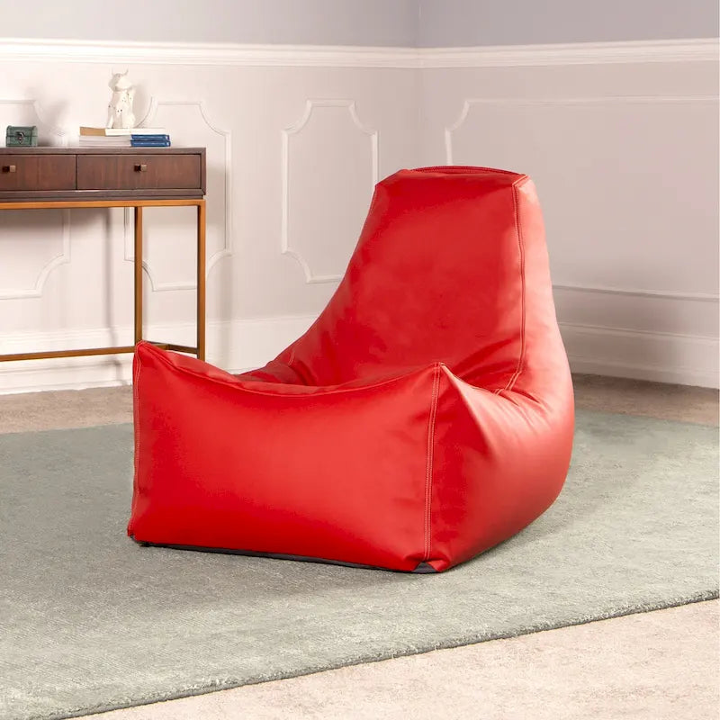 Grand fauteuil poire en vinyle pour salle de classe