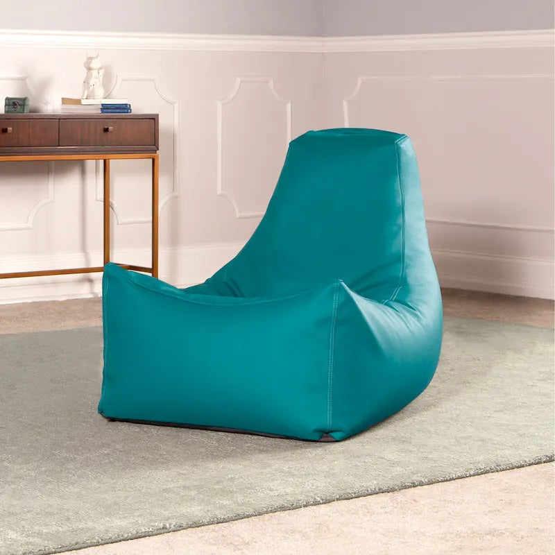 Grand fauteuil poire en vinyle pour salle de classe