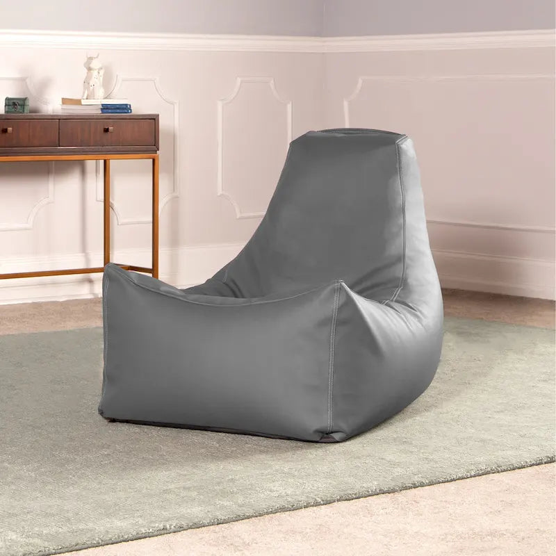 Grand fauteuil poire en vinyle pour salle de classe
