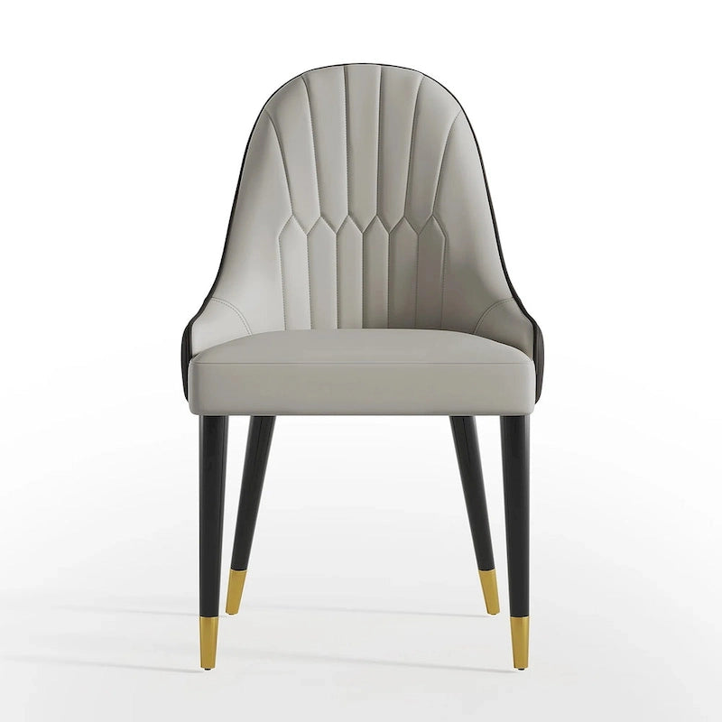 Chaises de salle à manger Chaises d'appoint modernes en similicuir (Lot de 4)