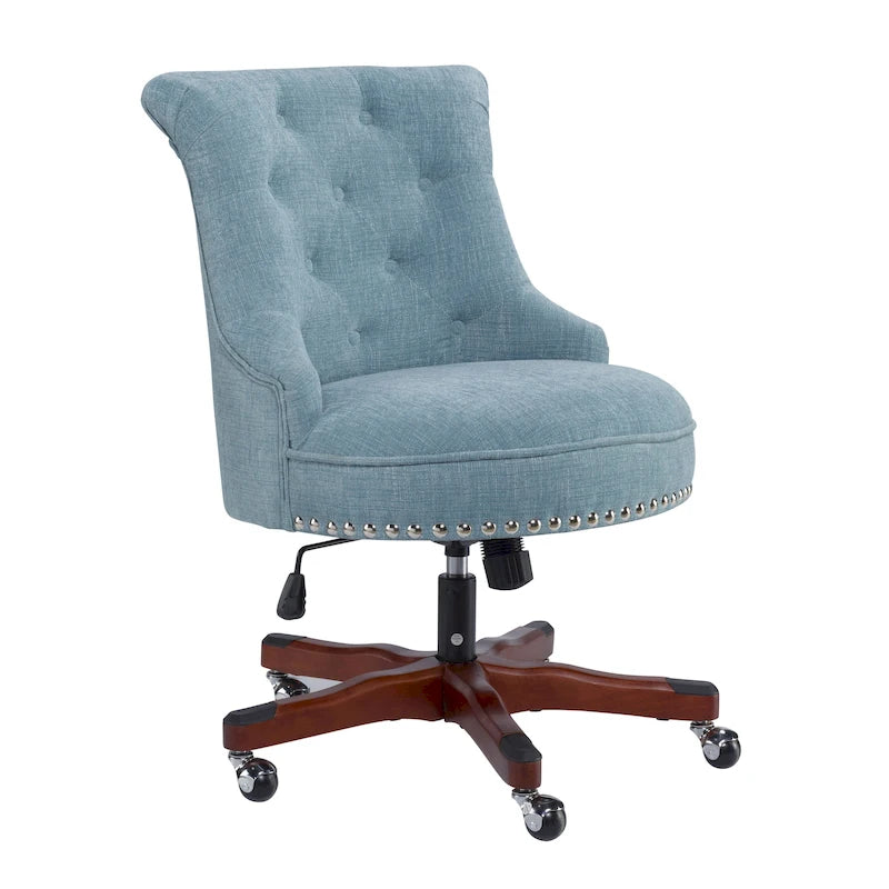 Fauteuil de bureau pivotant sarcelle