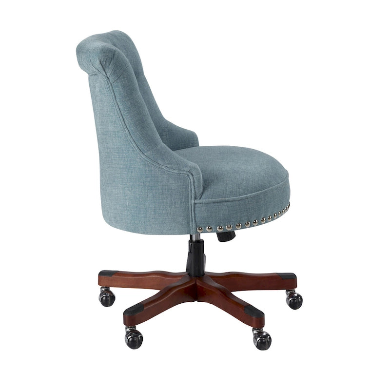 Fauteuil de bureau pivotant sarcelle