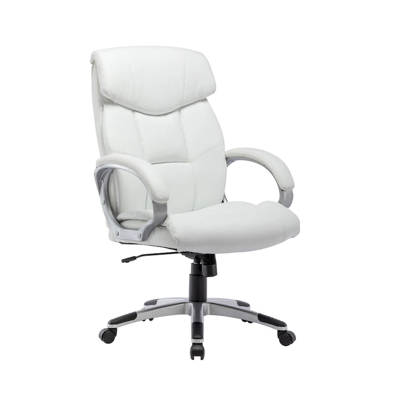 Fauteuil de bureau de direction, cuir PU, roulettes