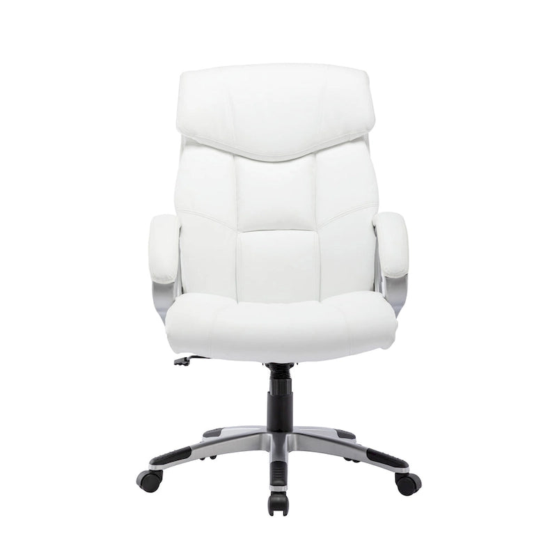 Fauteuil de bureau de direction, cuir PU, roulettes