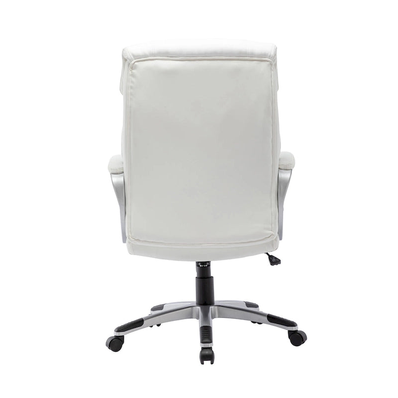 Fauteuil de bureau de direction, cuir PU, roulettes