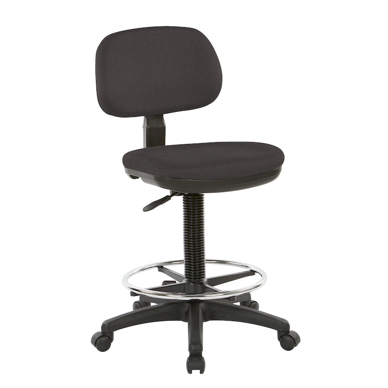 Chaise de dessinateur avec dossier et assise sculptés