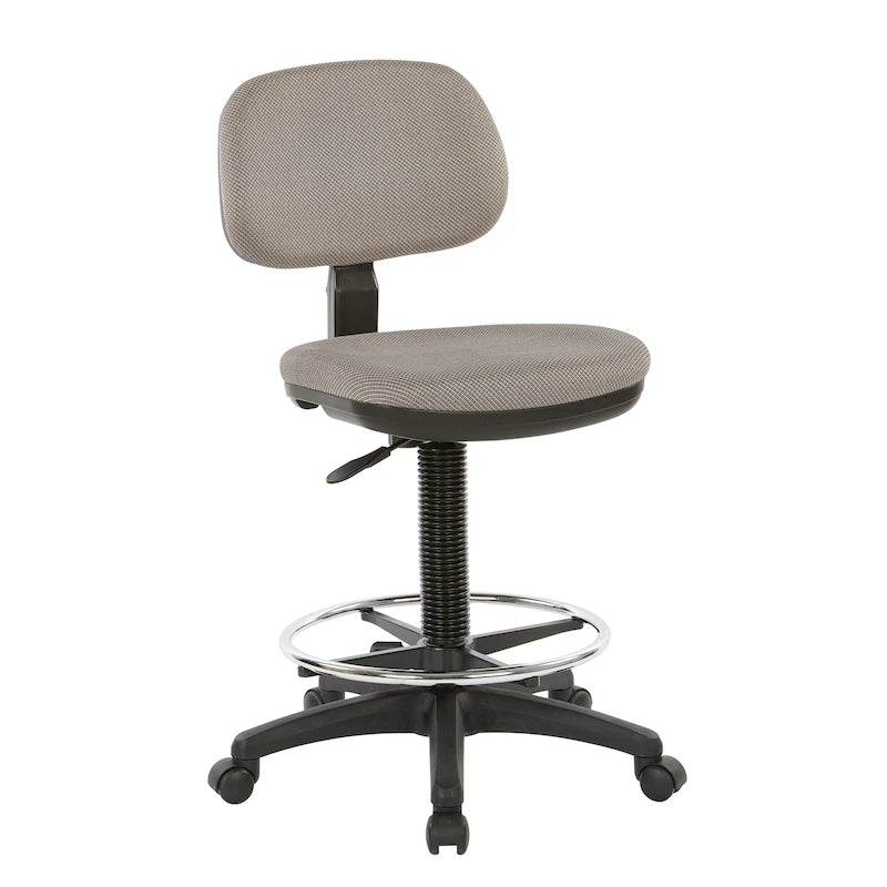 Chaise de dessinateur avec dossier et assise sculptés