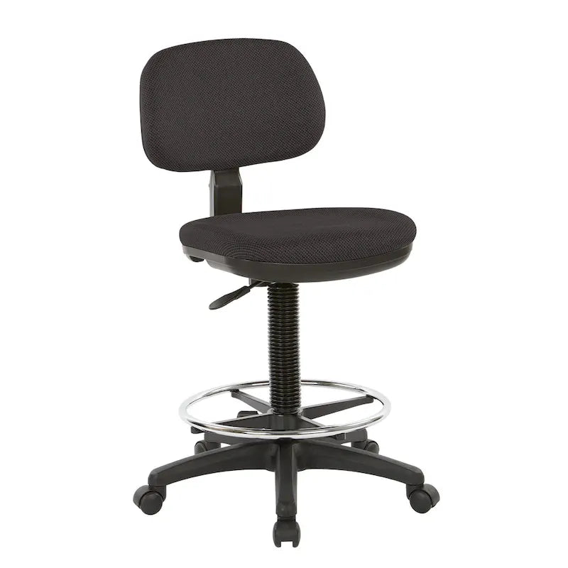 Chaise de dessinateur avec dossier et assise sculptés