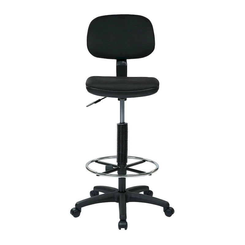 Chaise de dessinateur avec dossier et assise sculptés