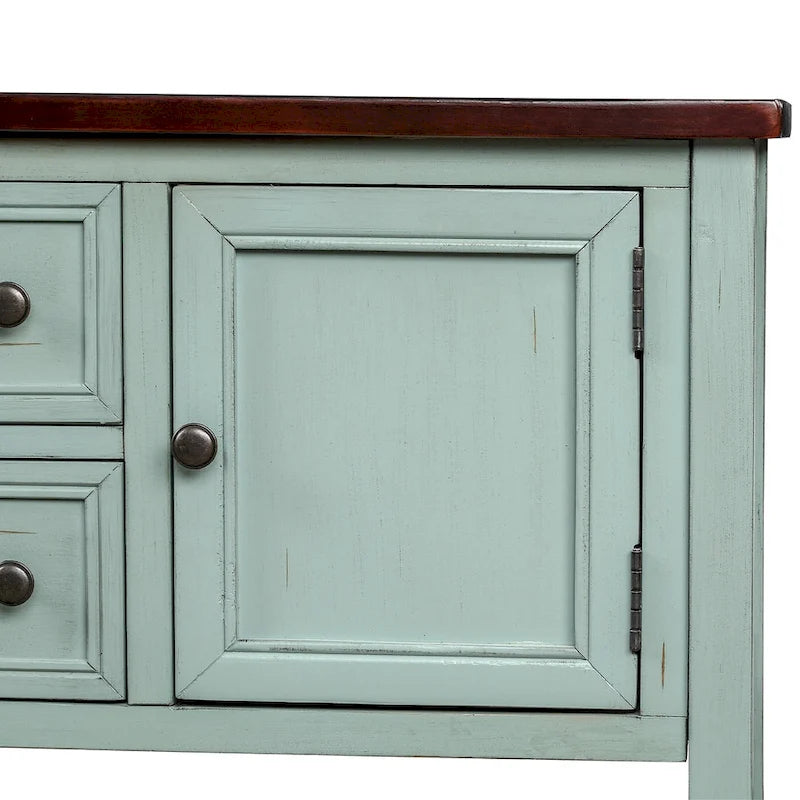 Bahut de salle à manger console au design rétro