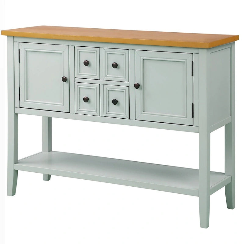 Bahut de salle à manger console au design rétro