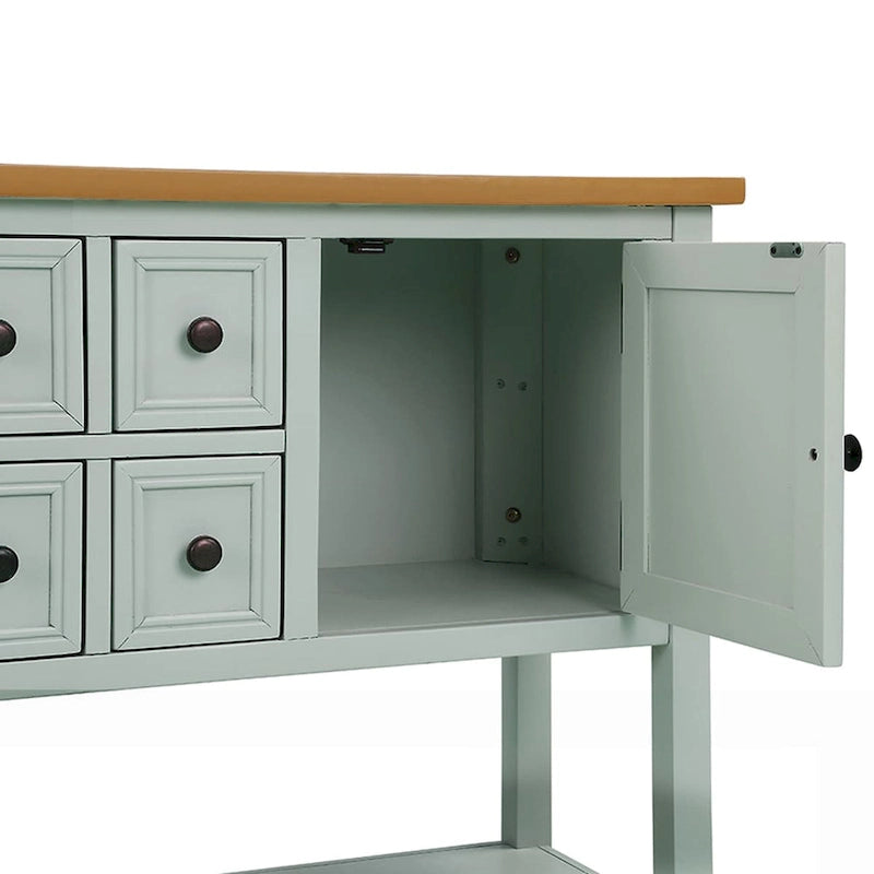 Bahut de salle à manger console au design rétro