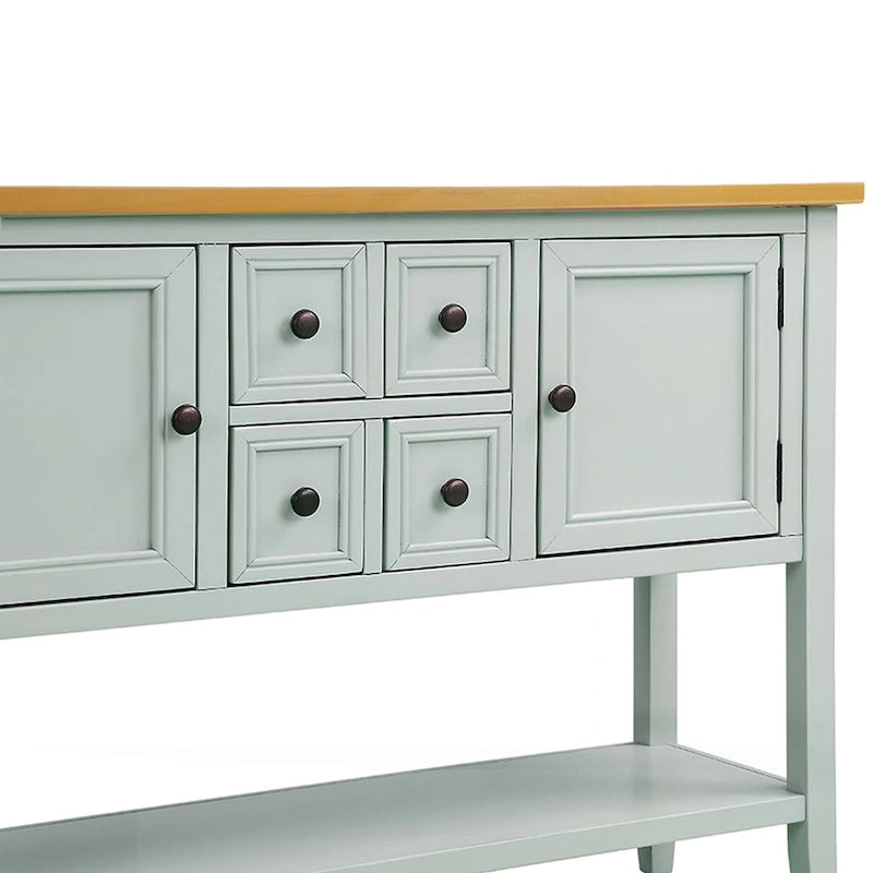 Bahut de salle à manger console au design rétro
