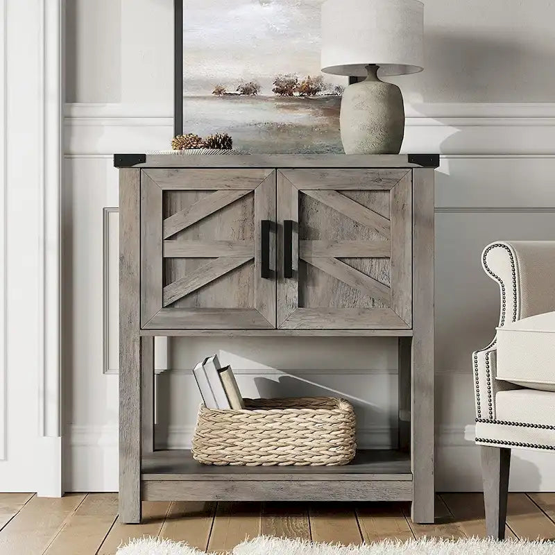 Meuble buffet de ferme, buffet en bois pour salon