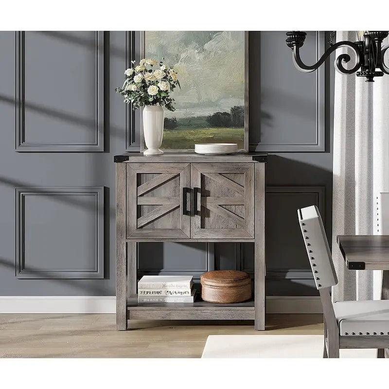 Meuble buffet de ferme, buffet en bois pour salon