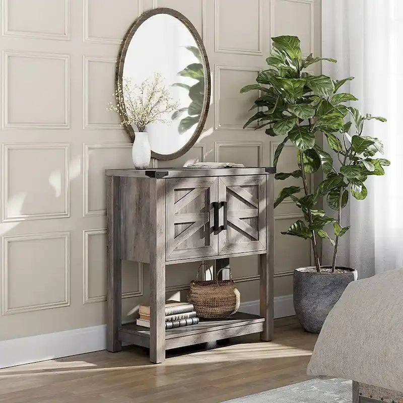Meuble buffet de ferme, buffet en bois pour salon