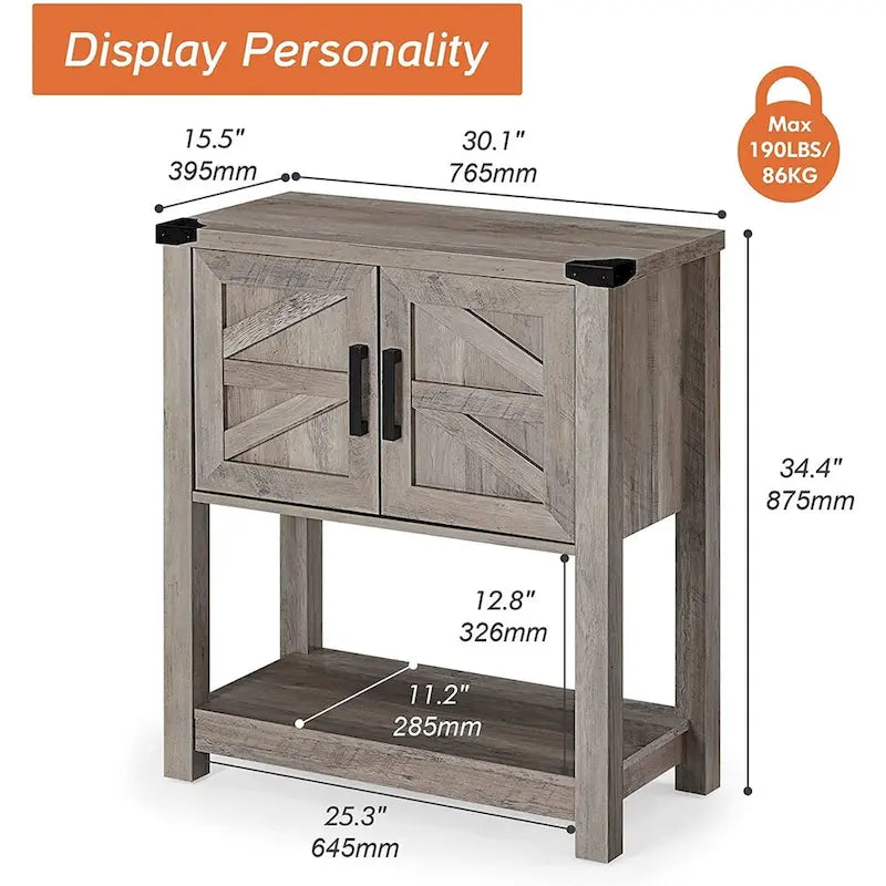 Meuble buffet de ferme, buffet en bois pour salon