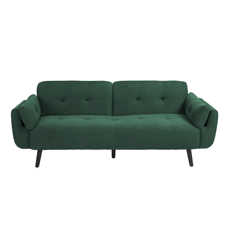 Canapé-lit convertible futon 2 places inclinable et ajustable