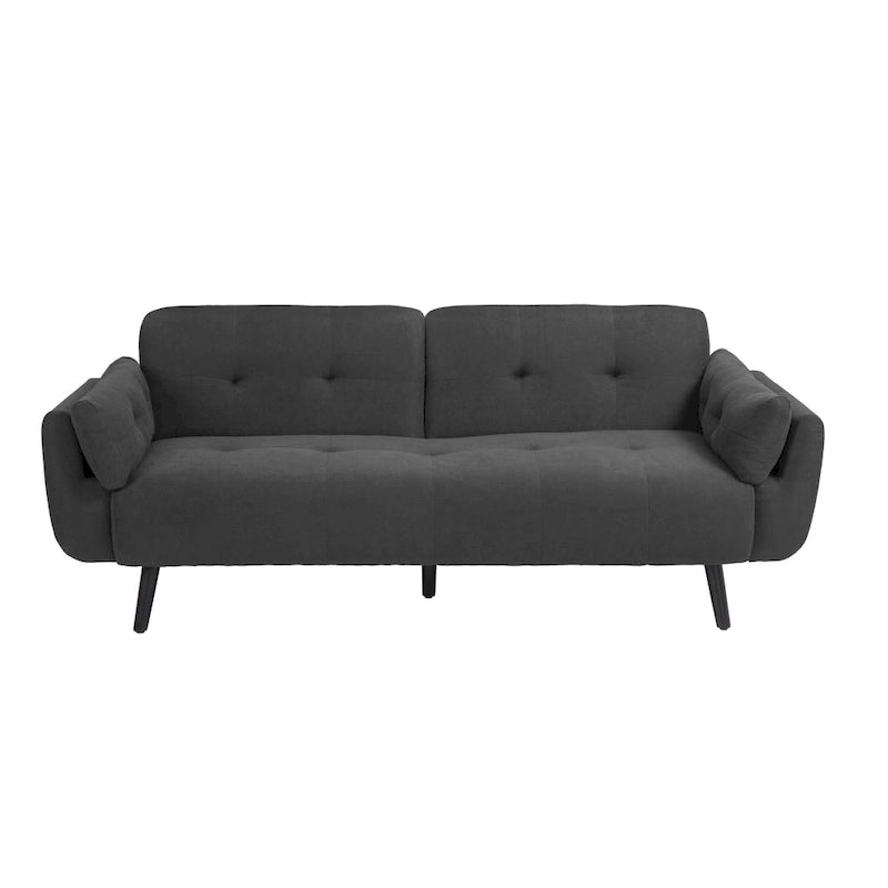 Canapé-lit convertible futon 2 places inclinable et ajustable