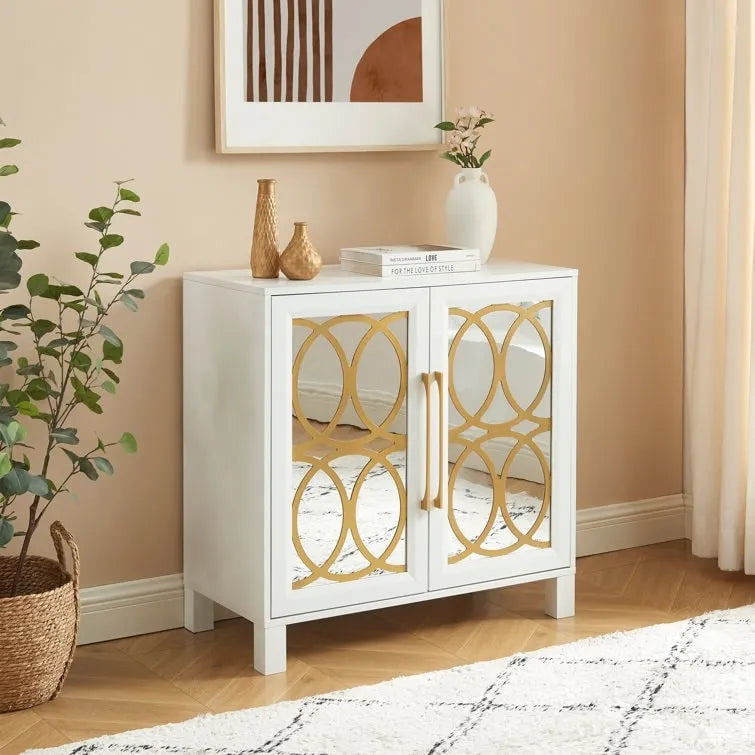Meuble d'appoint en bois 31.1 H x 32.3 L