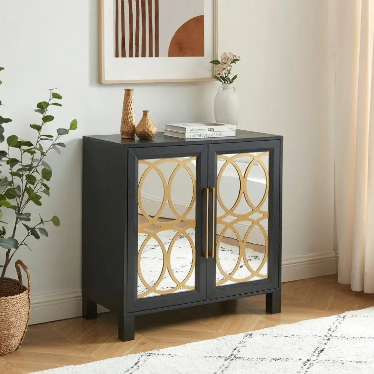 Meuble d'appoint en bois 31.1 H x 32.3 L