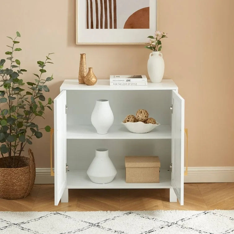 Meuble d'appoint en bois 31.1 H x 32.3 L