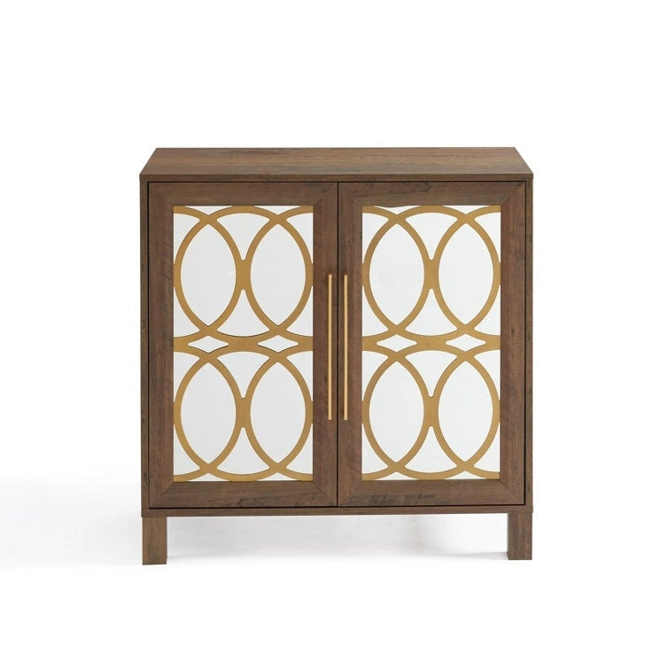 Meuble d'appoint en bois 31.1 H x 32.3 L