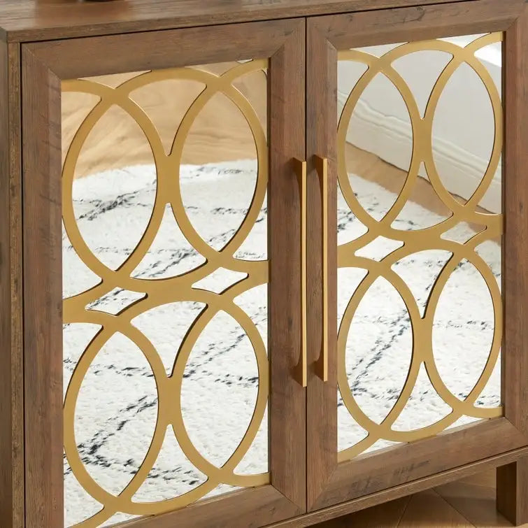 Meuble d'appoint en bois 31.1 H x 32.3 L