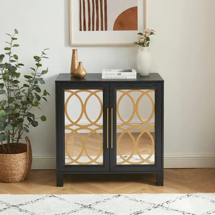 Meuble d'appoint en bois 31.1 H x 32.3 L