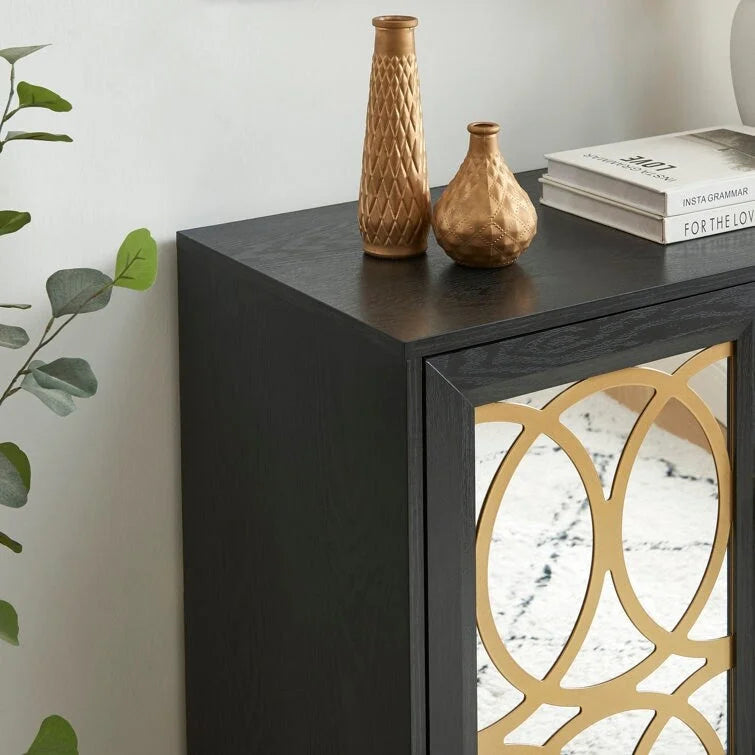 Meuble d'appoint en bois 31.1 H x 32.3 L