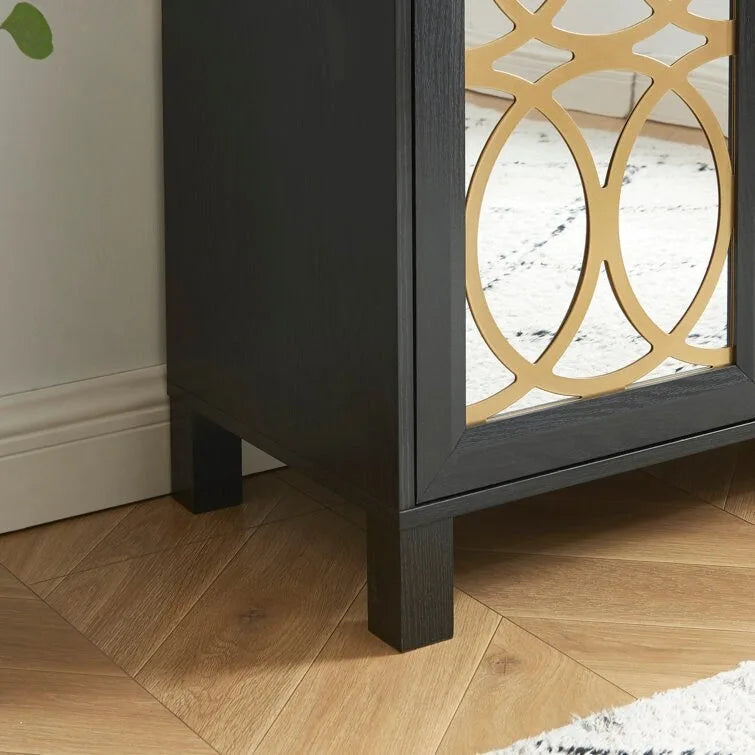 Meuble d'appoint en bois 31.1 H x 32.3 L