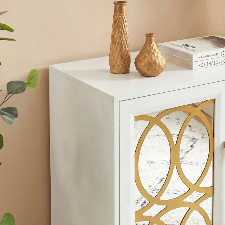 Meuble d'appoint en bois 31.1 H x 32.3 L