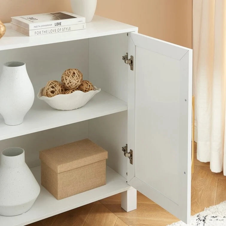 Meuble d'appoint en bois 31.1 H x 32.3 L