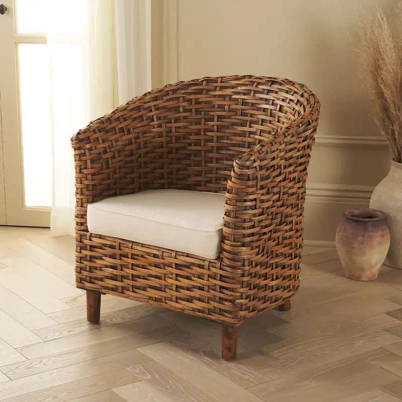 Fauteuil en rotin - 29"L x 27"P x 33"H