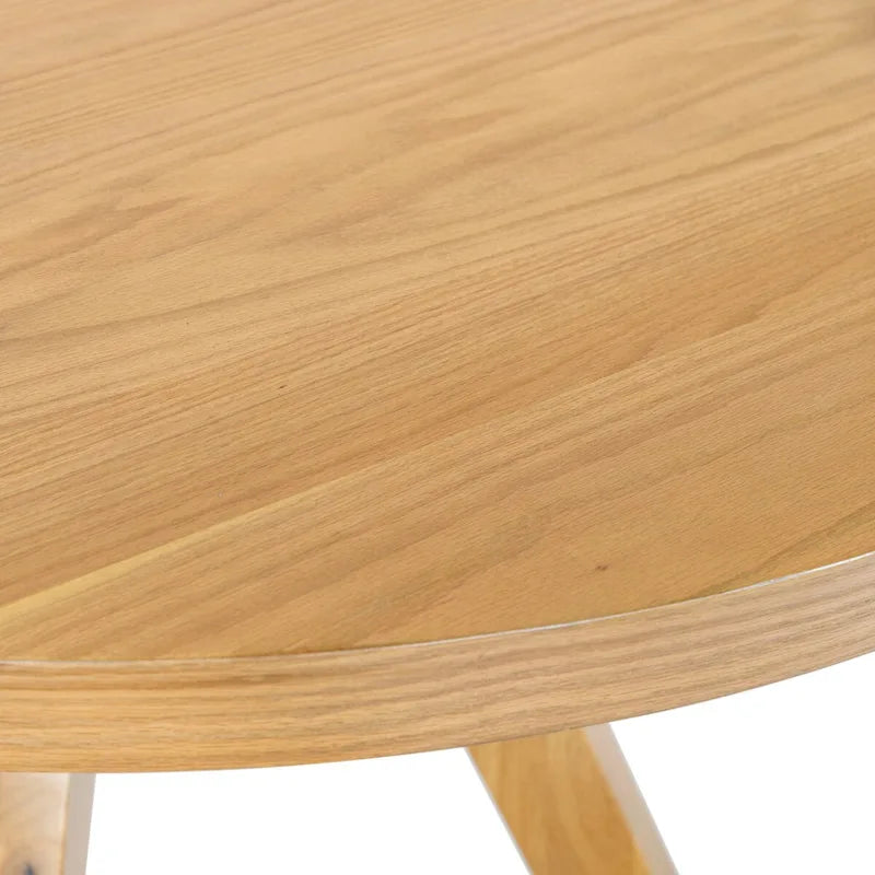 Table à manger ronde en bois de 48 pouces