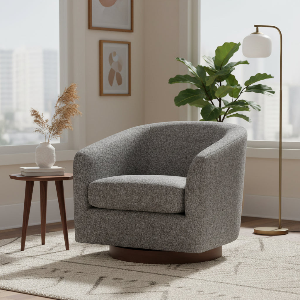 Liam Swivel Accent Chair - Single